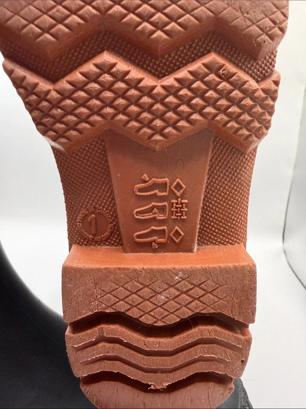 Kids Black Rubber Rain Boots with Brown Sole